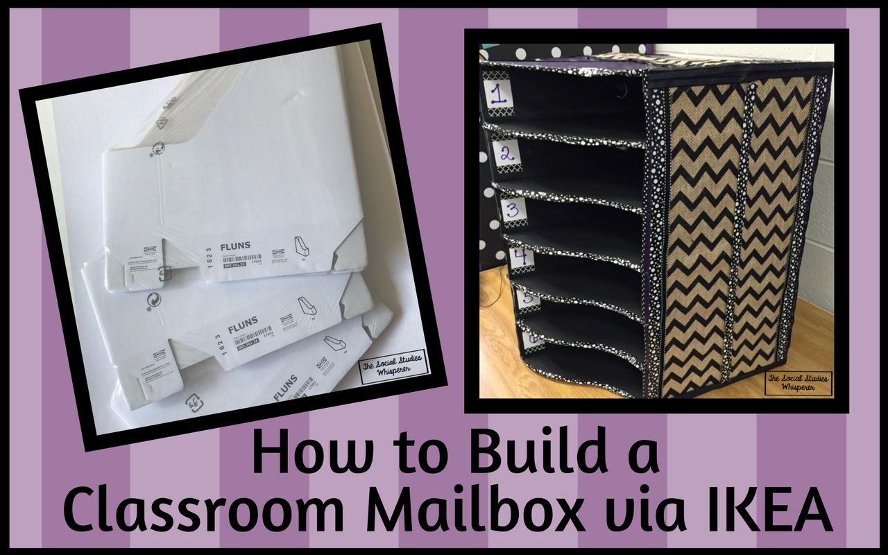 DIY Classroom Mailbox via IKEA
