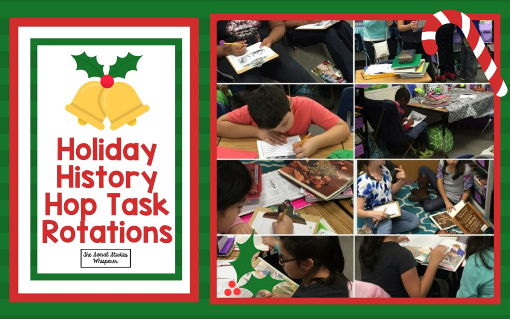 Holiday History Hop Task Rotations ssw