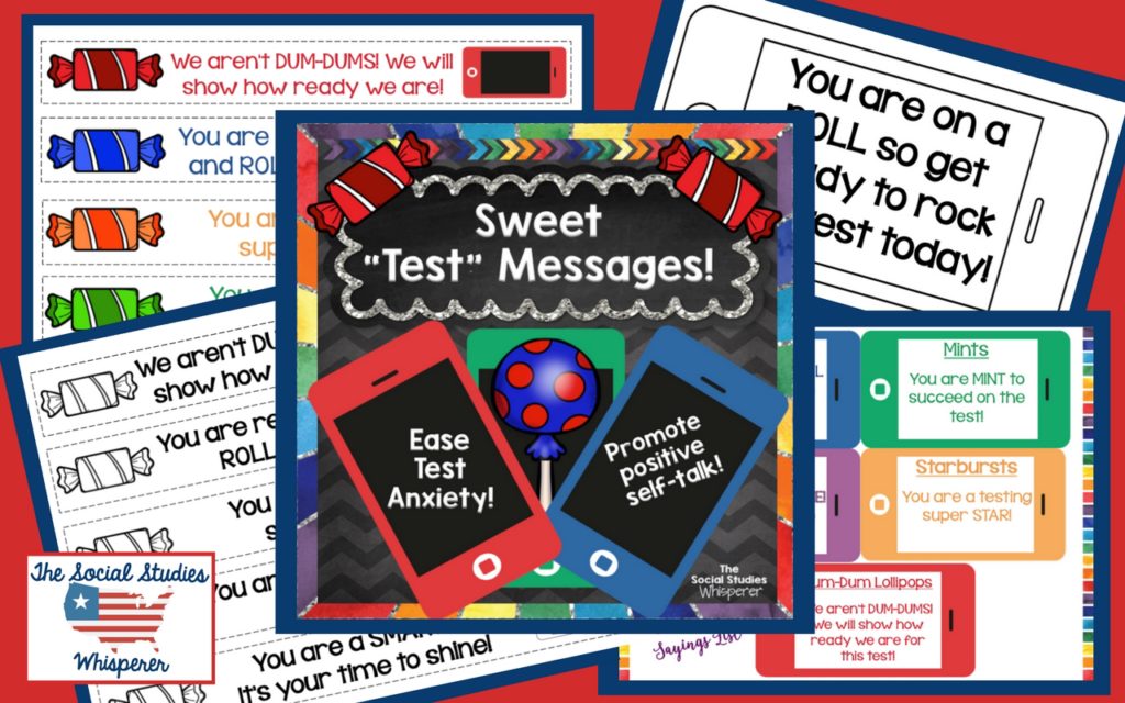 Combating Test Anxiety Sweet Test Messages SSW