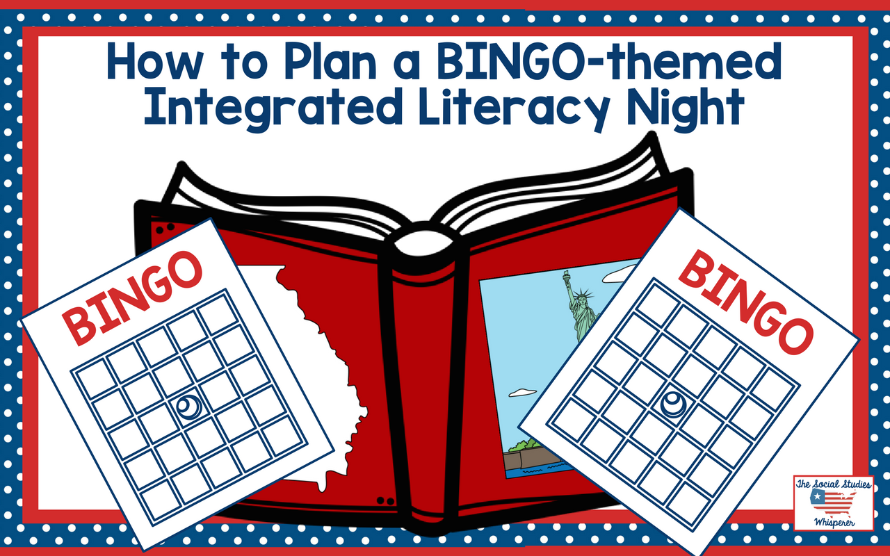 How to Plan a BINGO-themed Integrated Literacy Night