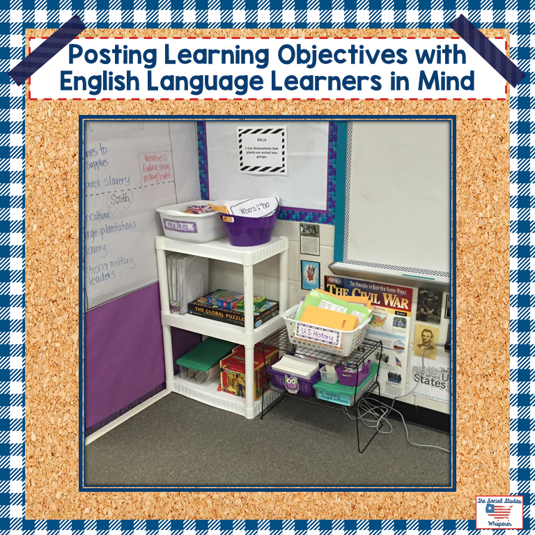 research on posting learning objectives