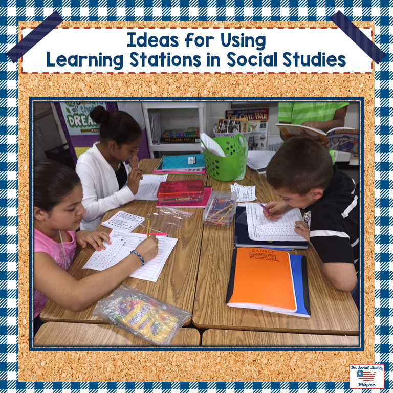 Using Learning Stations in Social Studies